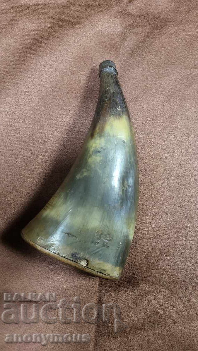 Licitație Barutniță, barutniță din corn 2 Licitație Barutniță, barutniță din corn 2