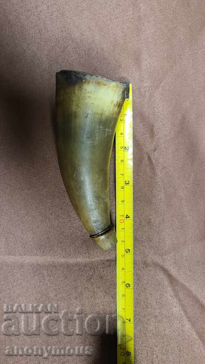 Барутник, барутница от рог 6 - 7