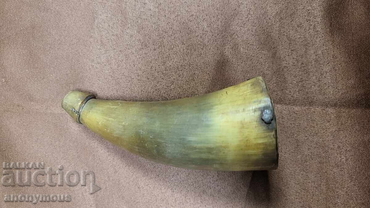 Барутник, барутница от рог 6