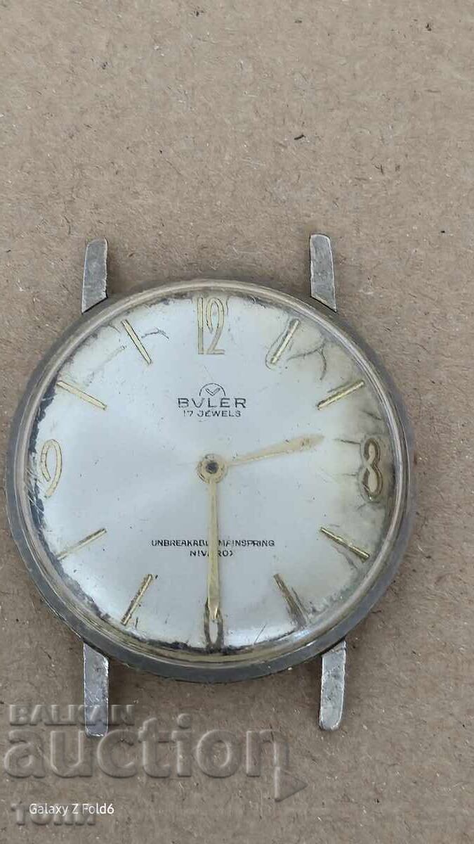 BULER SWISS MADE RARE ΔΕΝ ΛΕΙΤΟΥΡΓΕΙ B Z C !!!! BULER SWISS MADE RARE ΔΕΝ ΛΕΙΤΟΥΡΓΕΙ B Z C !!!!