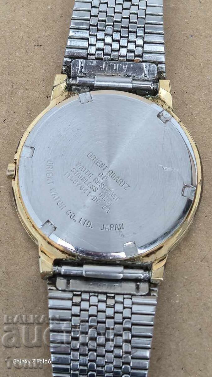 Delivery of ORIENT QUARTZ JAPAN RARE, I DON'T KNOW IF IT WORKS, BZTC!!!!