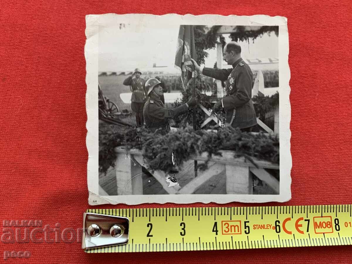 Licitație Țar Boris fotografie veche format mic