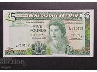 5 lire sterline Gibraltar 1988 UNC