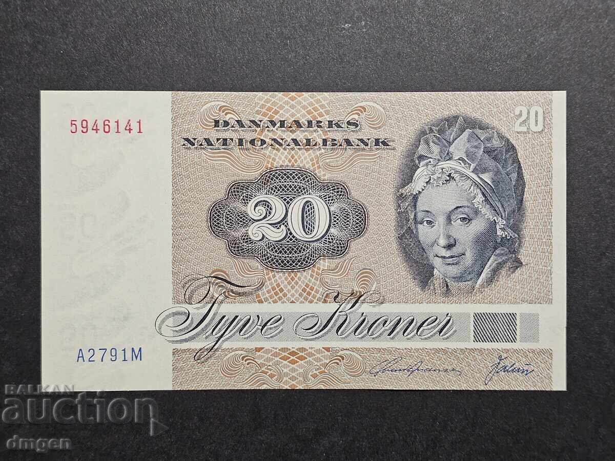 20 крони Дания 1979 UNC