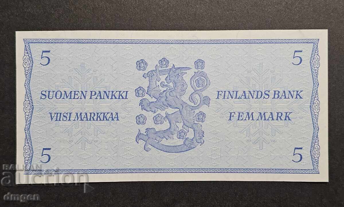 5 mărci Finlanda UNC cu preț € 8.00 | 15.65 BGN 5 mărci Finlanda UNC cu preț € 8.00 | 15.65 BGN