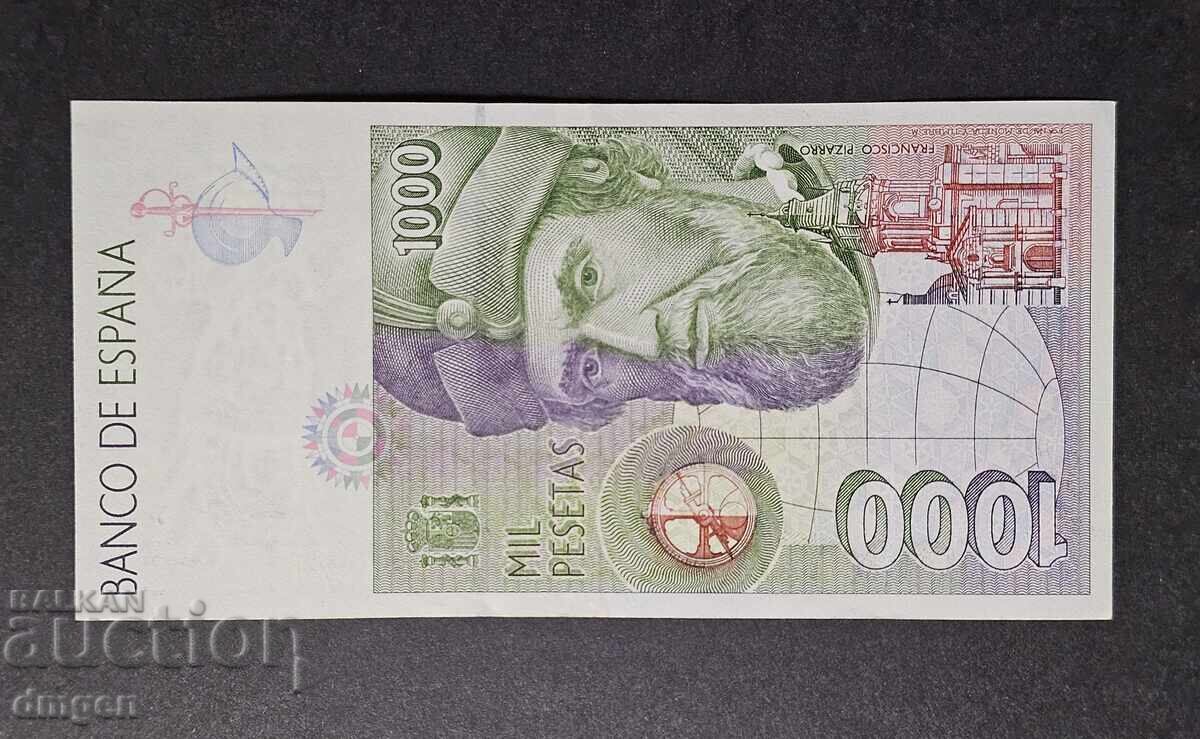 1000 pesetas Spania 1992 cu preț € 6.00 | 11.73 BGN 1000 pesetas Spania 1992 cu preț € 6.00 | 11.73 BGN