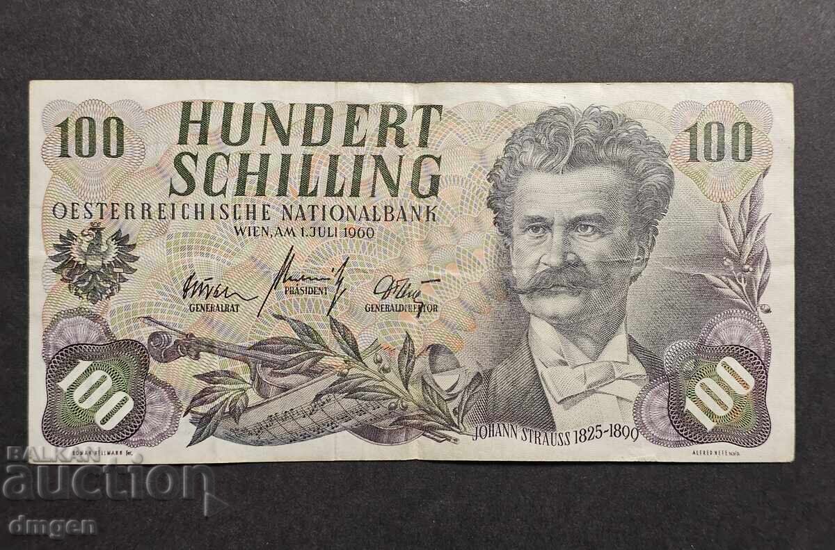 100 șilingi Austria 1960 100 șilingi Austria 1960