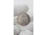 Rare Silver Coin 2 Pesetas 1882 Spain