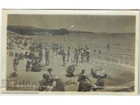 1947 СТАРА КАРТИЧКА ВАРНА ИЗГЛЕД ОТ ПЛАЖА КЪСЕН ПАСКОВ Е741