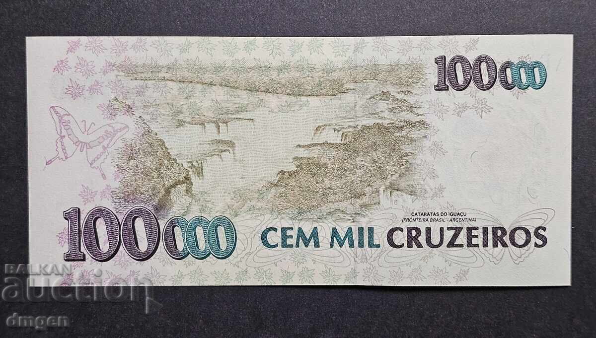 100 000 Cruzeiros Brazilia 1993 UNC cu preț € 7.00 | 13.69 BGN 100 000 Cruzeiros Brazilia 1993 UNC cu preț € 7.00 | 13.69 BGN