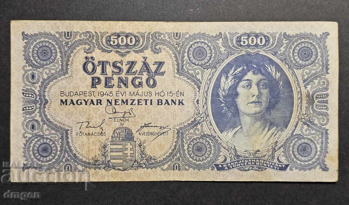 500 pengő 1945 Ungaria 500 pengő 1945 Ungaria
