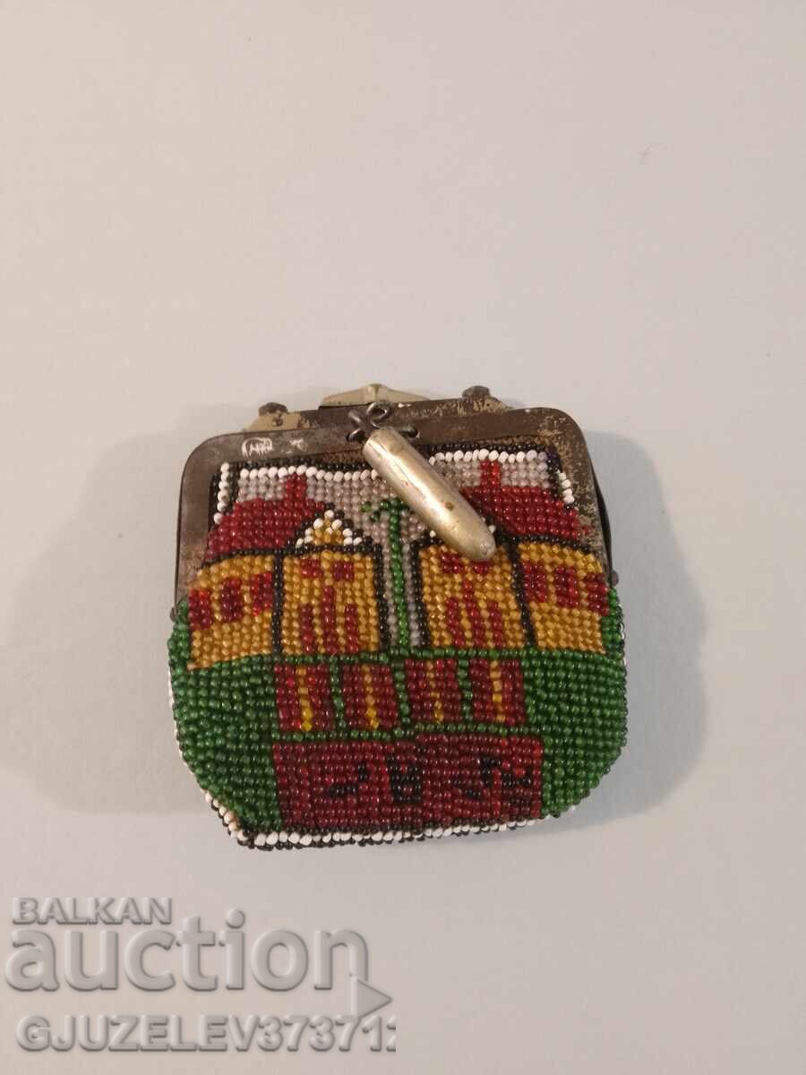 Foarte rar Portofel otoman antic, cu glonț - zăvor Foarte rar Portofel otoman antic, cu glonț - zăvor