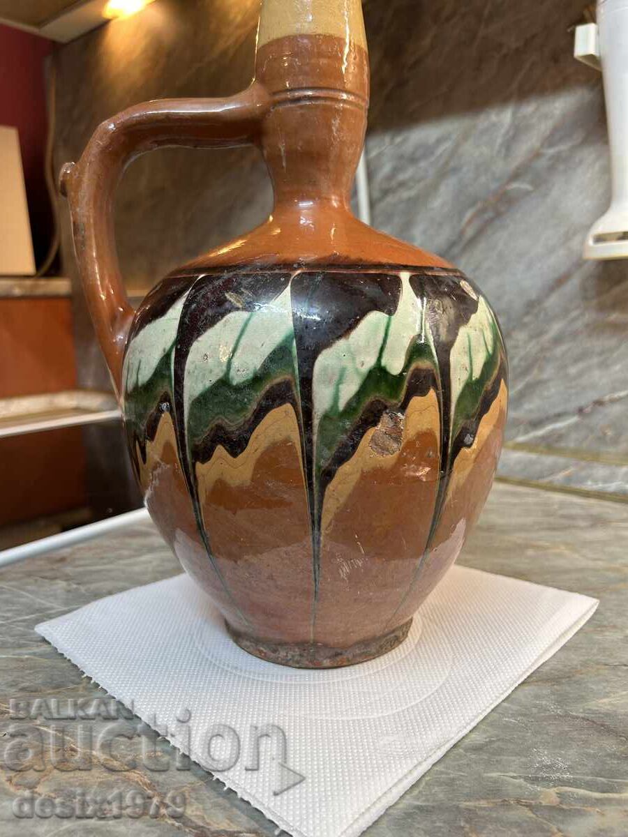 Ceramică veche - oală mare - 7