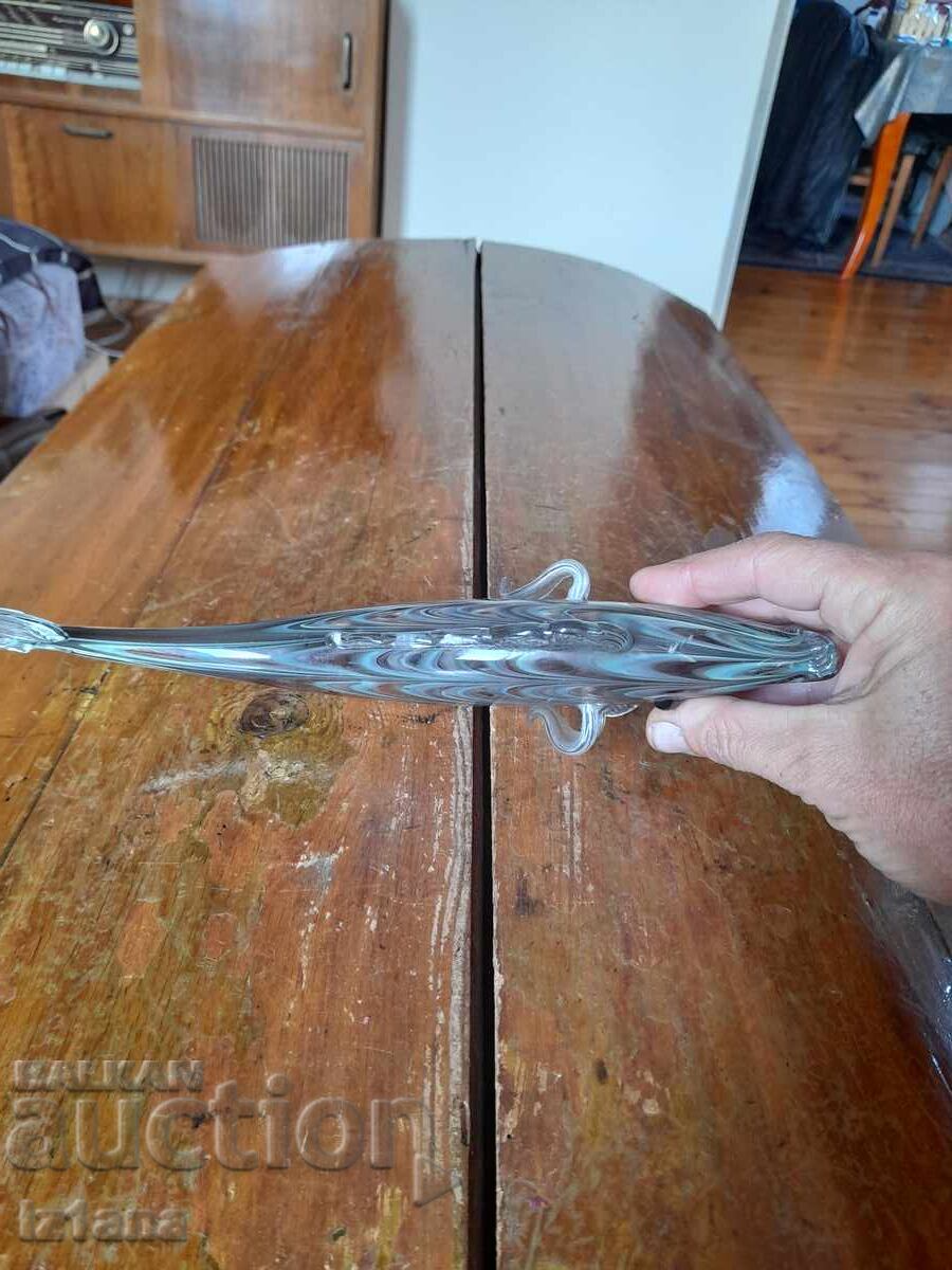 Glass figure, figurine, fish - 5