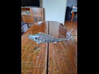 Стъклена фигура,фигурка,риба