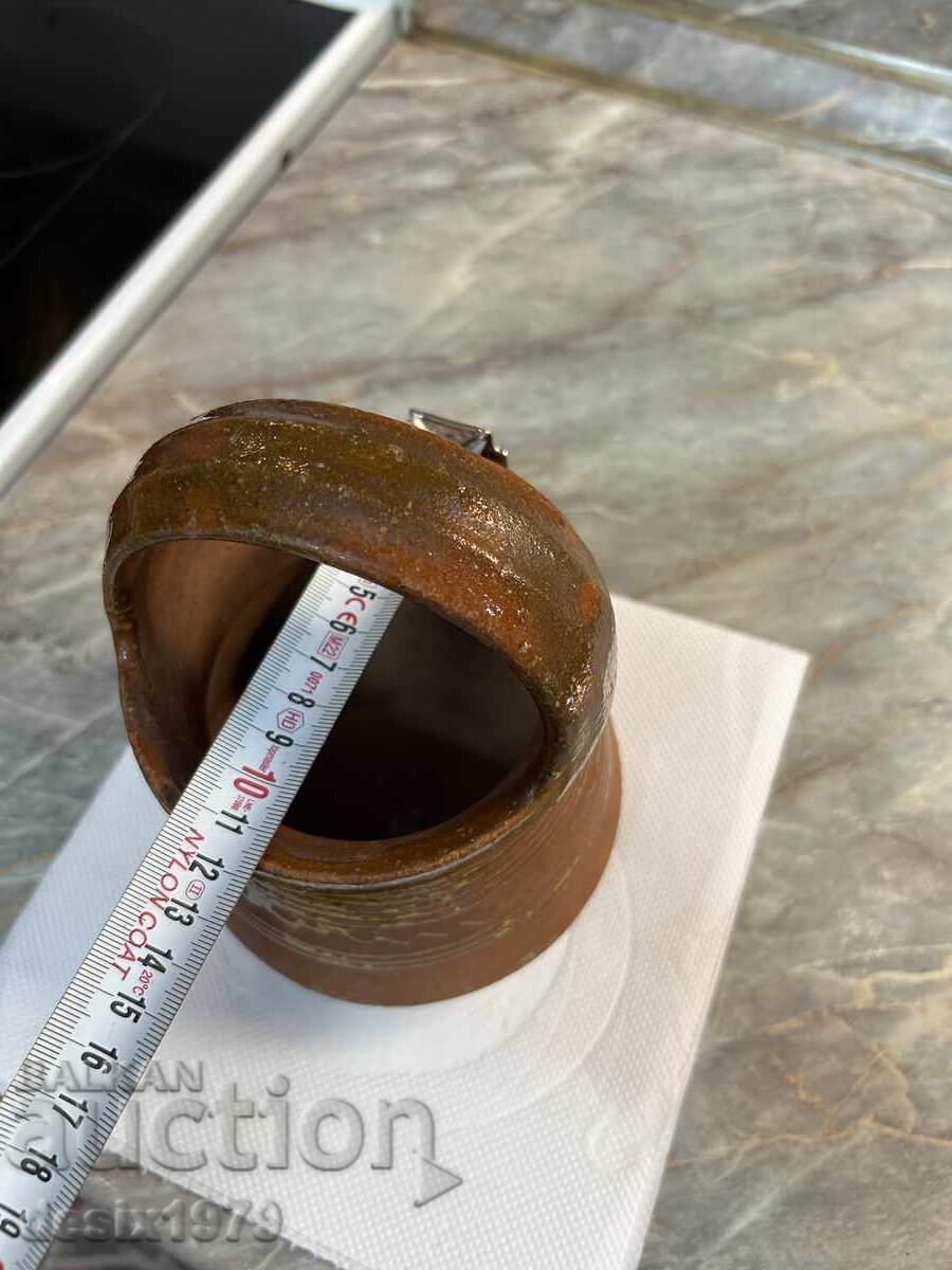 Стара ръкатка, рукатка, гърне, керамика - 6