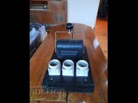 Old three-phase electric switch, circuit breaker, disconnector