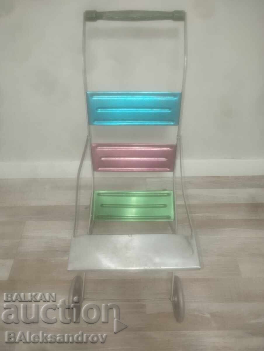 Παλιό καροτσάκι κούκλας αλουμινίου με τιμή € 14.60 | 28.56 BGN