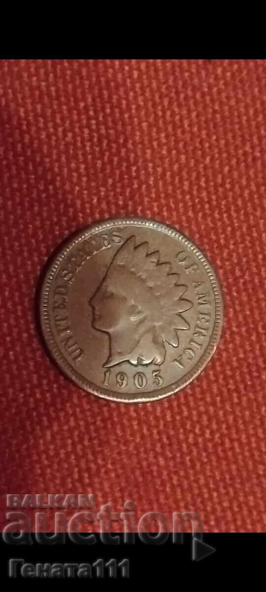 Monedă veche SUA 1905 cu preț € 550.00 | 1075.71 BGN