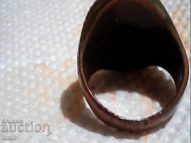 Auction Massive Silver-Plated Ring Auction Massive Silver-Plated Ring