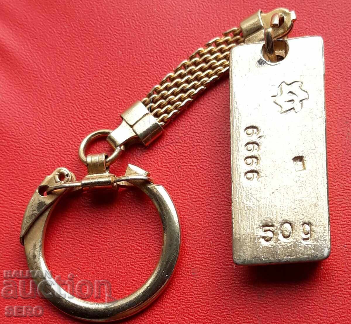 Медал-Ключодържател с кюлче с цена € 1.50 | 2.93 лв.