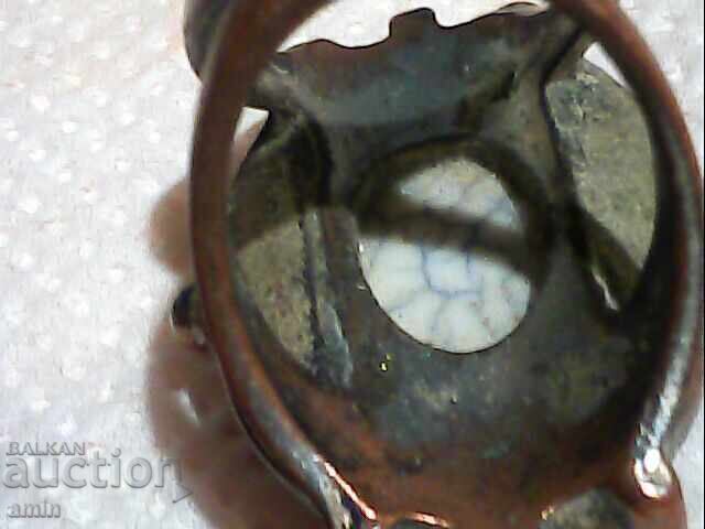 Παράδοση μαssivικό ασημένιο δαχτυλίδι