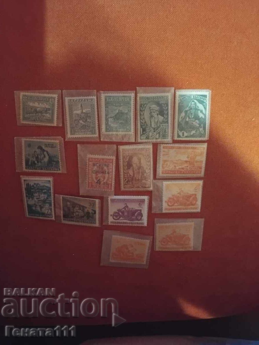 Lot de timbre poștale vechi