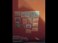 Lot de timbre poștale vechi