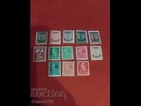 Lot de timbre poștale vechi