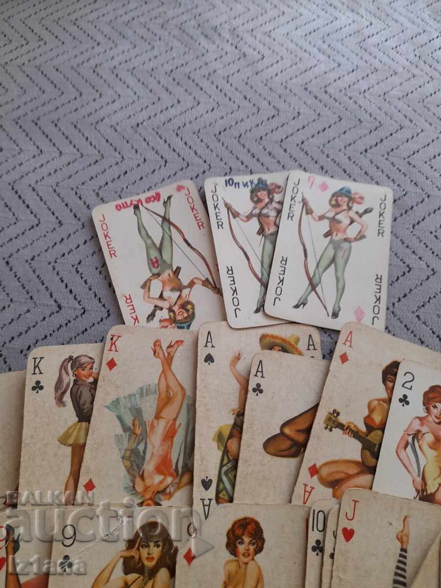 Auction  Old Erotic Playing Cards