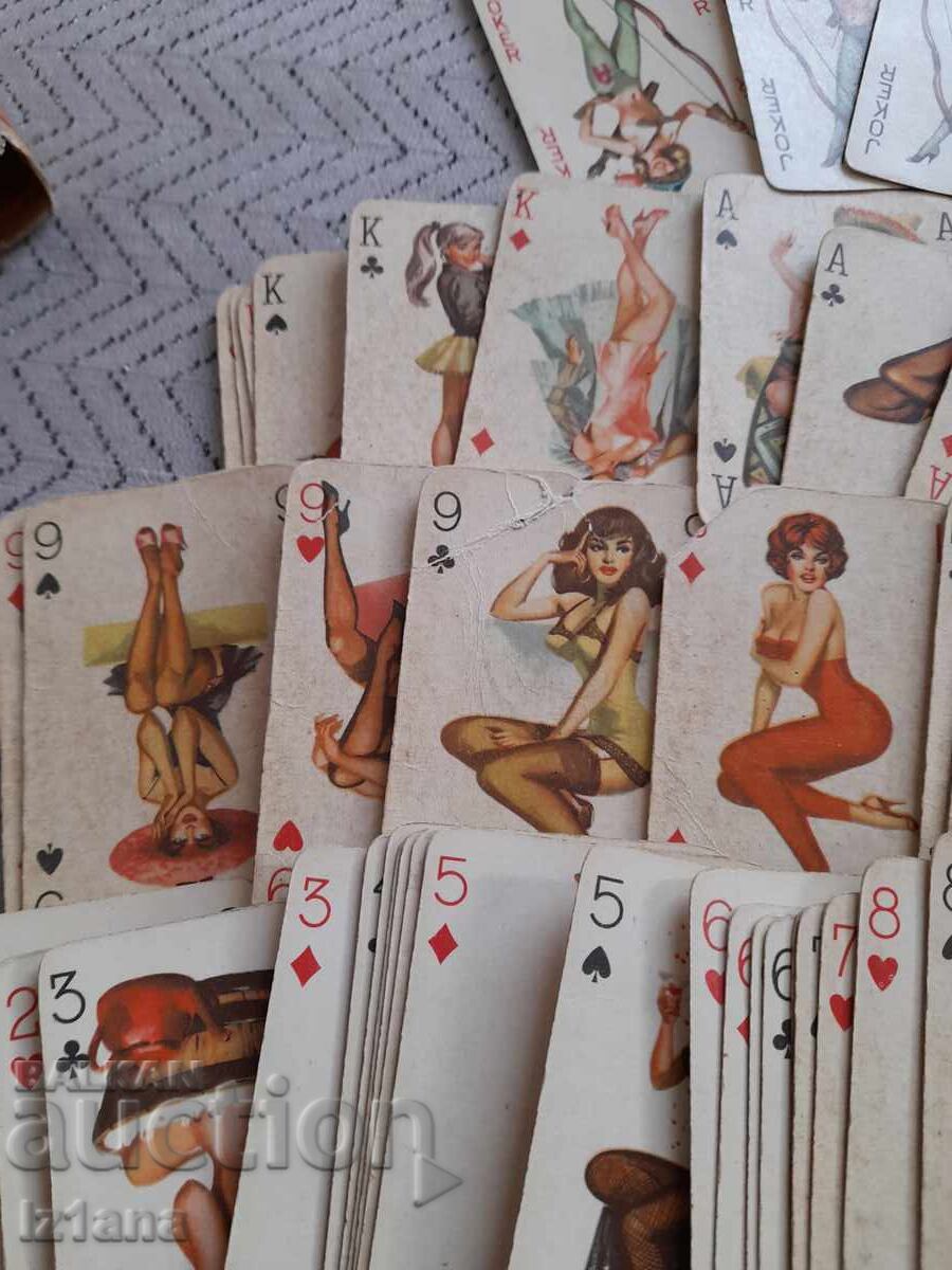 Delivery of Old Erotic Playing Cards