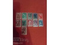 Lot de timbre poștale vechi