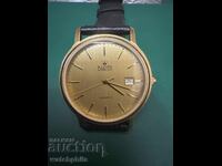 Buren Quartz ελβετικό επιχρυσωμένο ανδρικό ρολόι. Άριστο