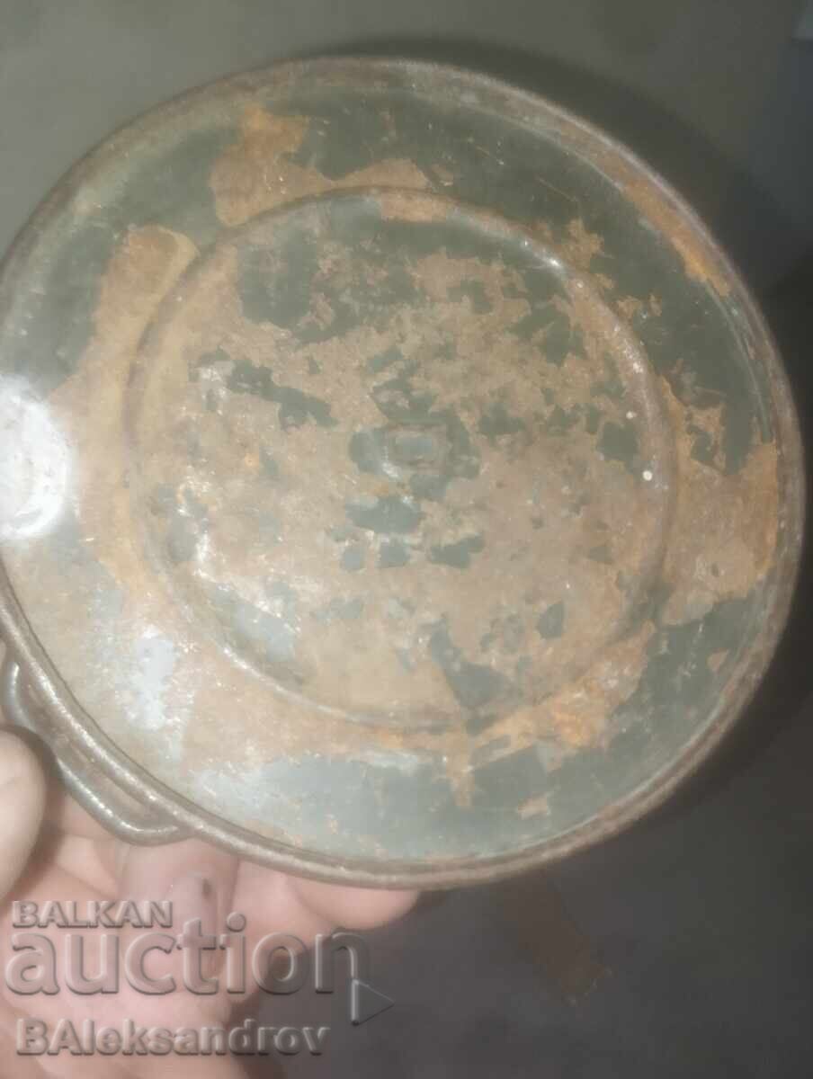 Παλιό μεταλλικό κουτί από μάσκα αερίου - 7