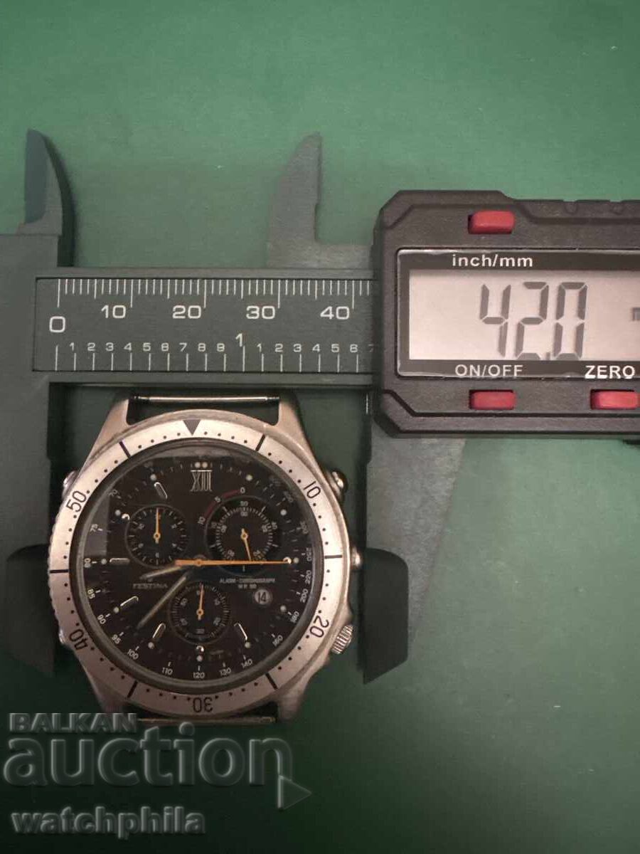 Доставка на Festina Alarm chronograph мъжки часовник. Работи