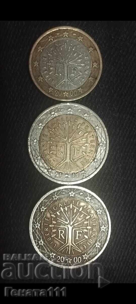 Monede euro rare Franța