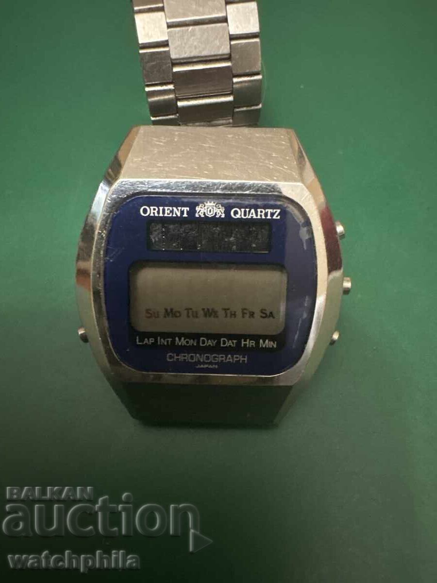 Orient Solar chronograph men's watch. Rare