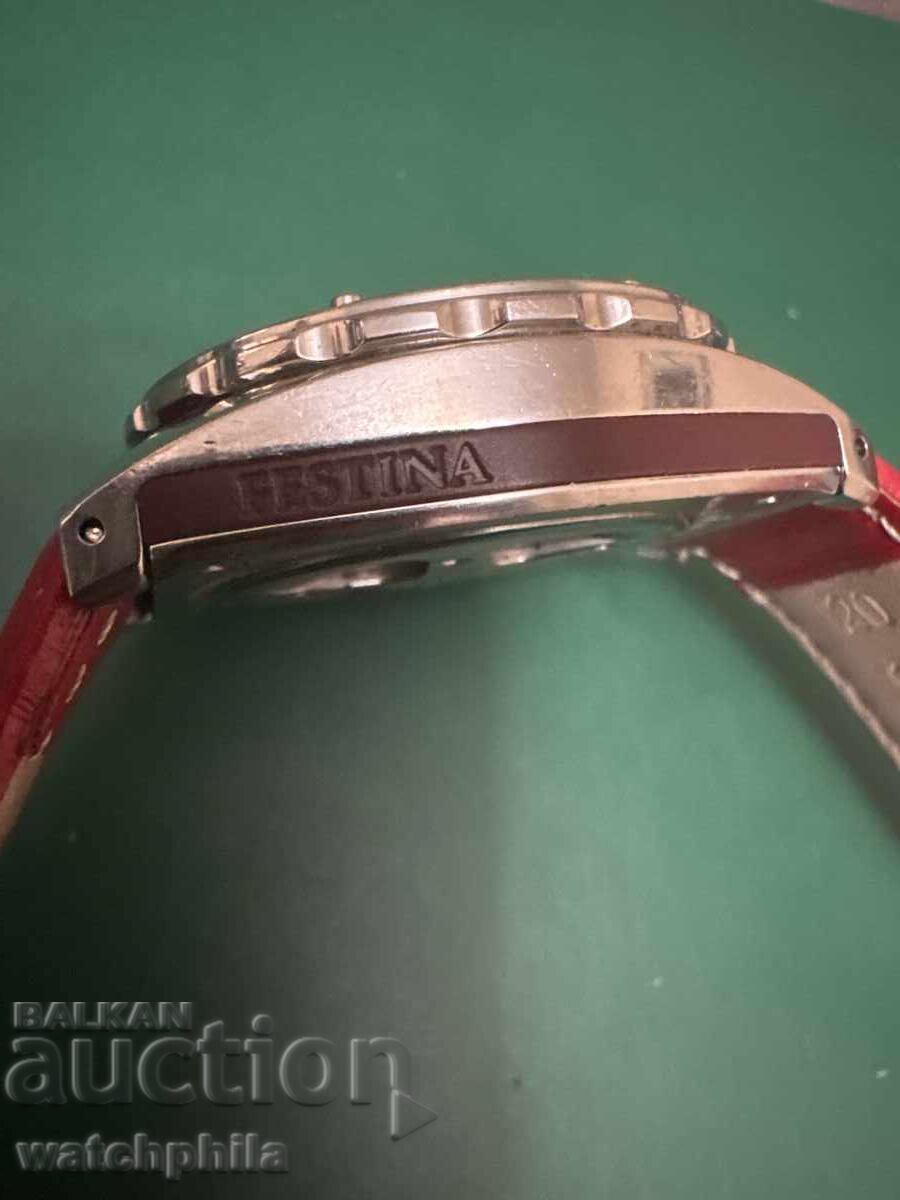 Festina chronograph мъжки часовник. Рядък. Работи - 5