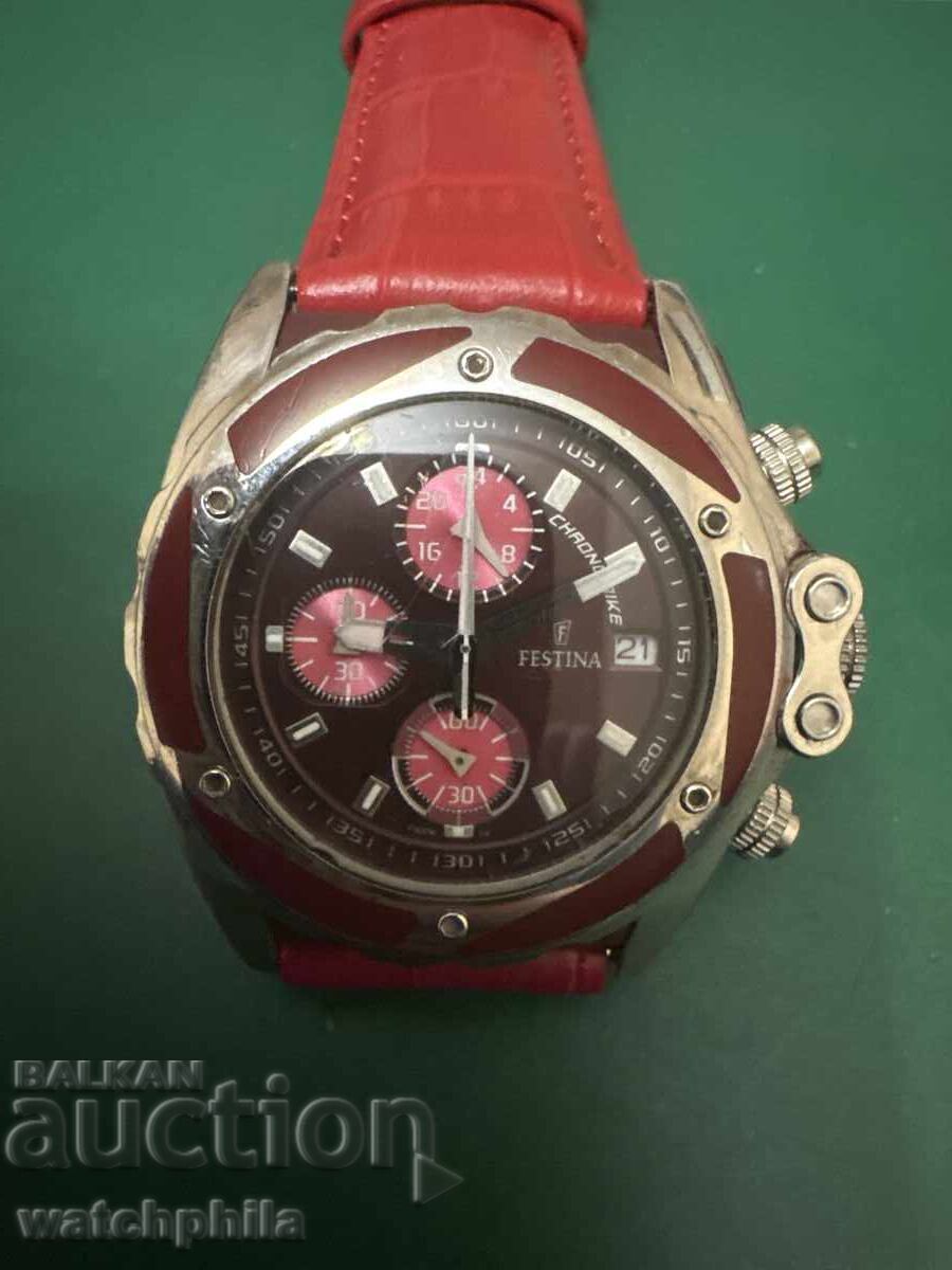 Festina chronograph мъжки часовник. Рядък. Работи