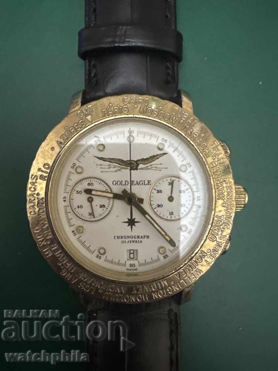 Χρυσός Αετός Poljot Χρονογράφος 3133 ανδρικό ρολόι. Special