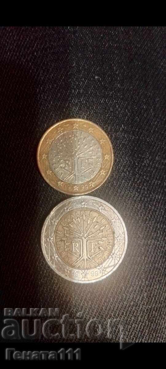 Monede euro rare Franța