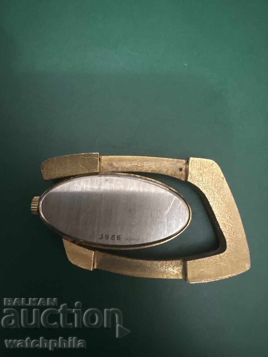 Herma Ladies' Gold-Plated Swiss Rare Watch. Working with price € 0.01 | 0.02 BGN