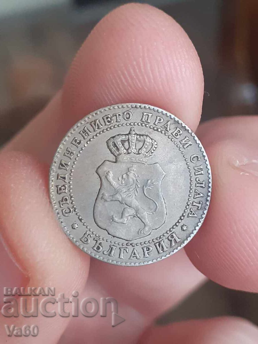 5 стотинки 1888г България монета - 7