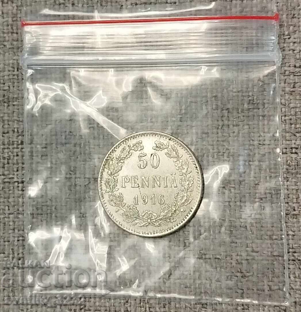 50 πένια 1916 Φινλανδία