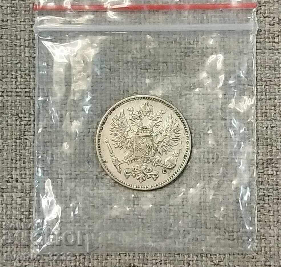 50 пеня 1908 Финландия с цена € 15.00 | 29.34 лв.