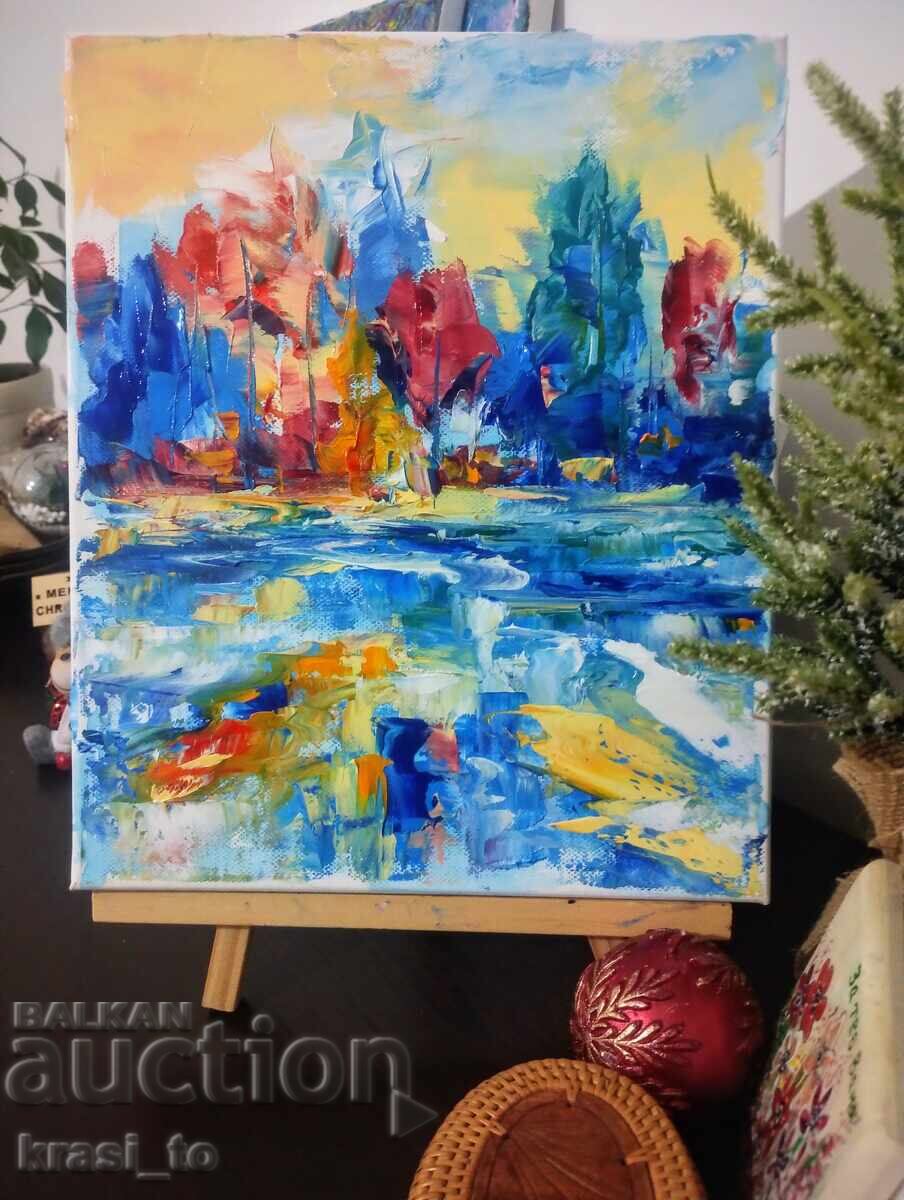 Авторска картина. Маслени бои върху платно. с цена € 0.01 | 0.02 лв.