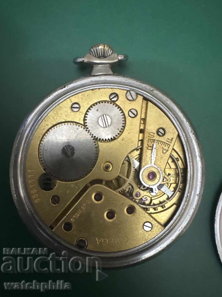 Παράδοση Ωμέγα σπάνιο ρολόι τσέπης Παράδοση Ωμέγα σπάνιο ρολόι τσέπης