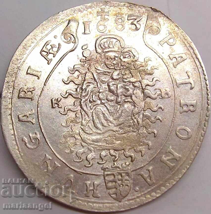 Austria 15 Kreuzer 1683 Kremnitz Leopold I 30mm - 5 Austria 15 Kreuzer 1683 Kremnitz Leopold I 30mm - 5