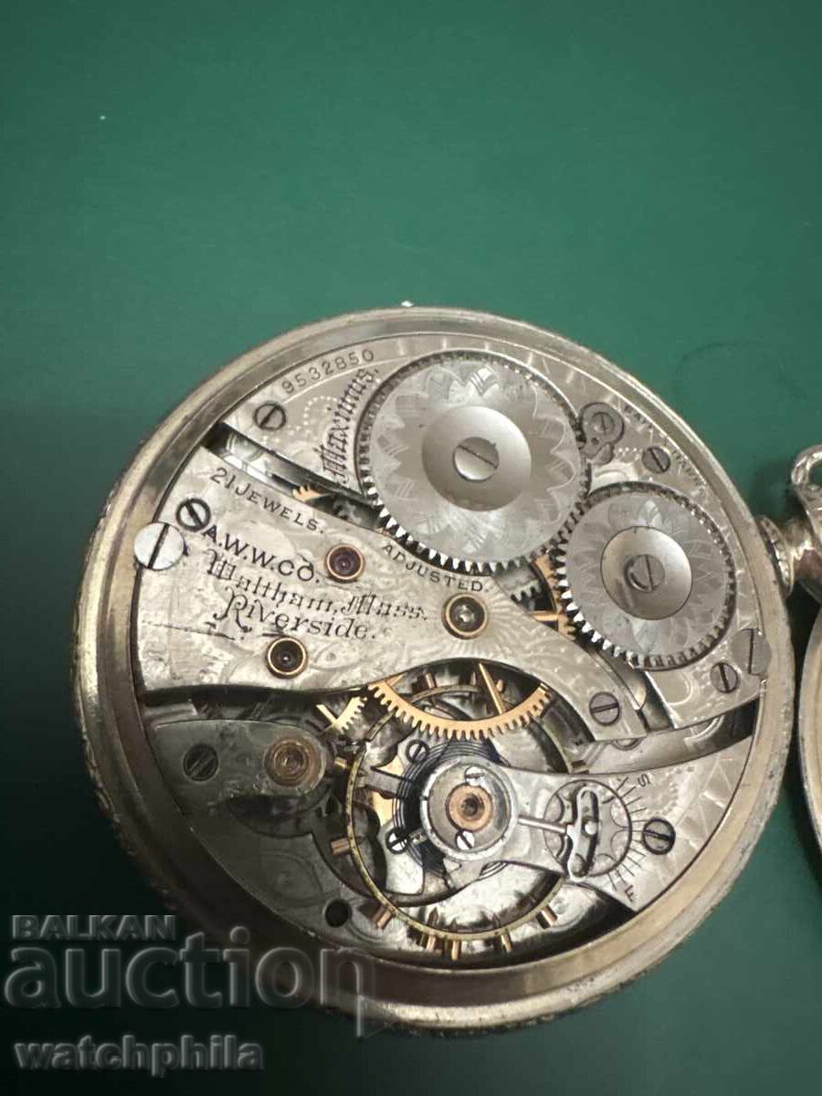Waltham Maximus σπάνιο ρολόι τσέπης - 5
