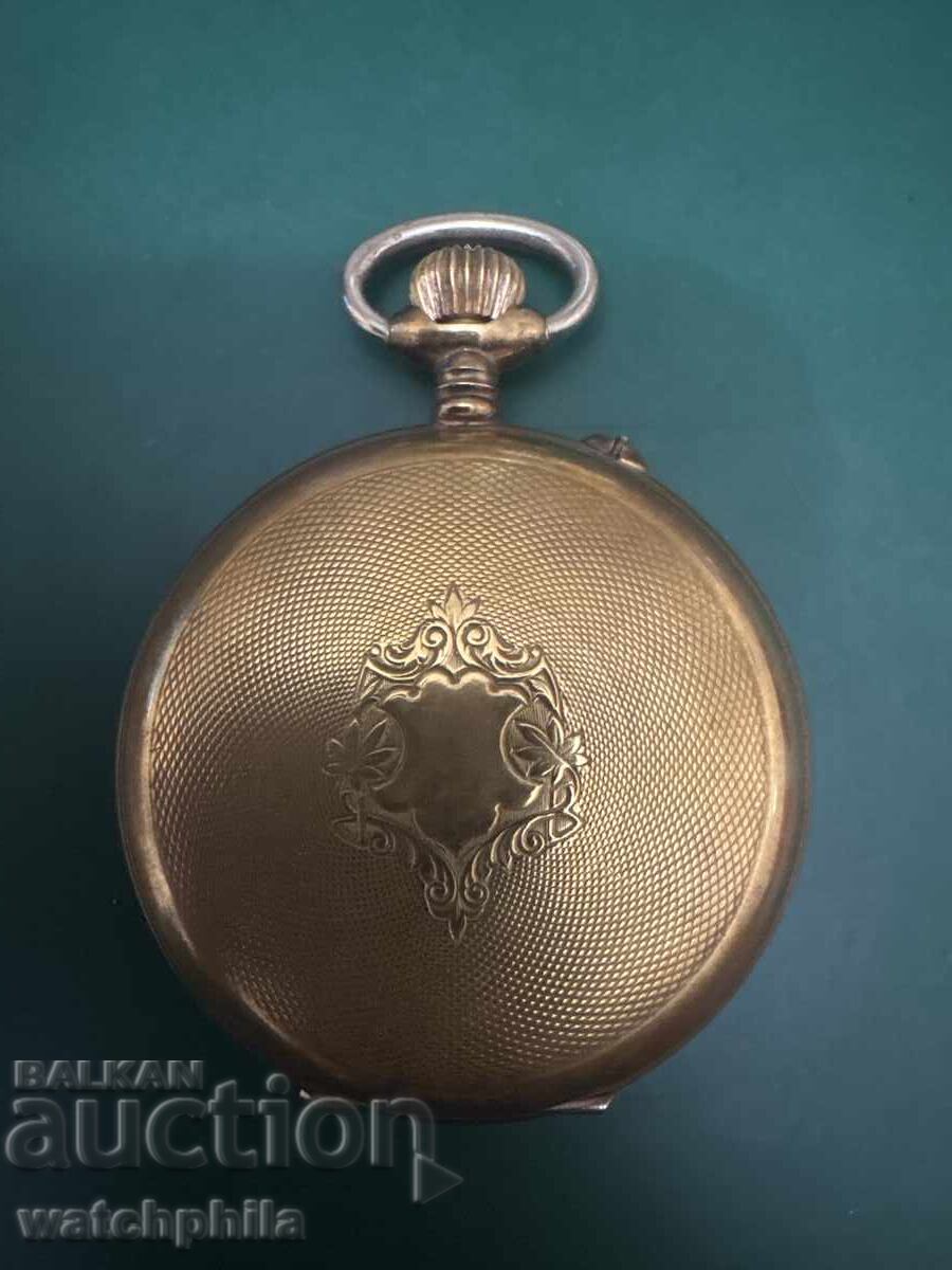 Аукцион Позлатен рядък джобен часовник. Отлично състояние